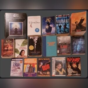 LOT 16 YOUNG ADULT FICTION/FANTASY/SUSPENSE BOOKS JERRY SPINELLI ~ HARRY POTTER